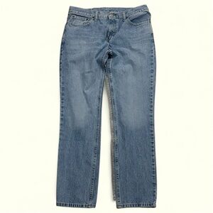 Vintage Discontinued Levi's 511 Blue Straight-Leg Jeans Plus Size 34